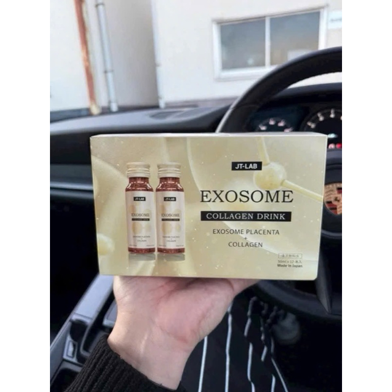 Nước uống Exosome Collagen Drink tái tạo tế bào gốc Nhật Bản hộp 12 lọ