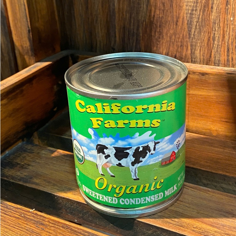Sữa đặc hữu cơ nguyên kem có đường California Farm - 397gr