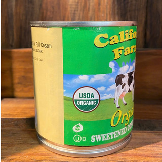 Sữa đặc hữu cơ nguyên kem có đường California Farm - 397gr
