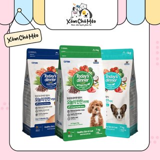 [Hỏa Tốc] TODAY'S DINNER  ADULLT/ PUPPY/ALL STAGE 1KG cho chó trưởng thành/chó con/mọi lứa tuổi