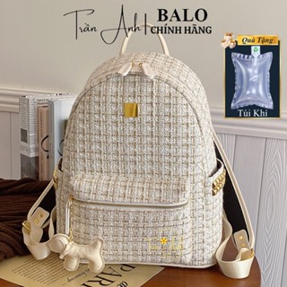 Balo Dạ Kim Tuyến Thời Trang Phong Cách Hàn Quốc Size 40 - Đựng vừa sách vở A4, Atlat địa lý, Laptop 14in