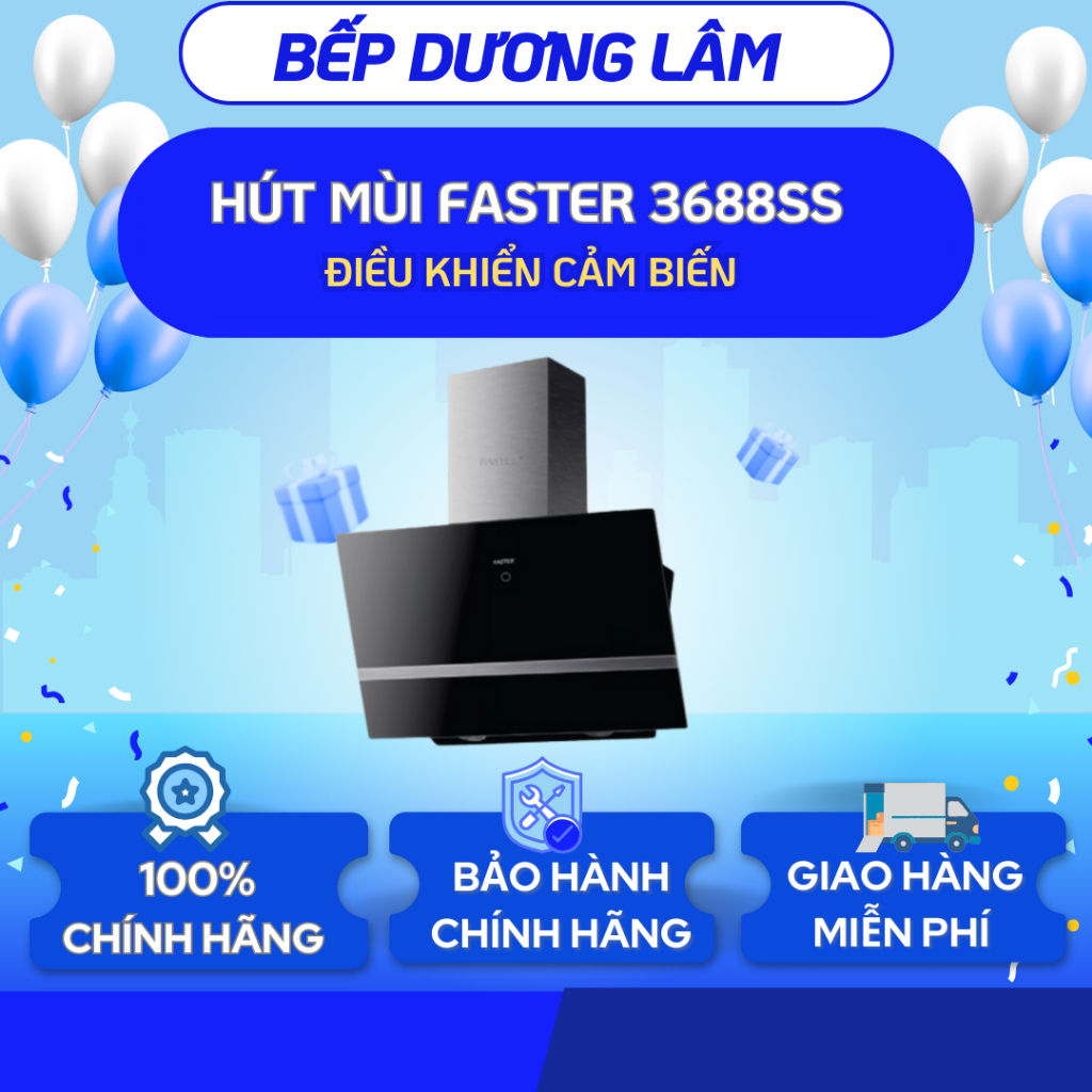 Máy Hút Mùi Faster FS 3688SS90