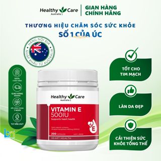 Viên uống bổ sung vitamin E Healthy Care vitamin E 500IU Hộp 200 viên