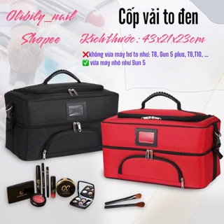  Cốp vải đựng đồ nail cốp đựng đồ trang điểm đồ phun xăm size lớn 45cm 