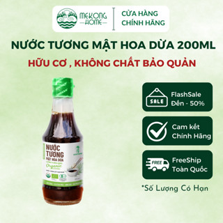 Nước tương mật hoa dừa Sokfarm lên men tự nhiên, không chứa gluten, không từ đậu nành - 200ml