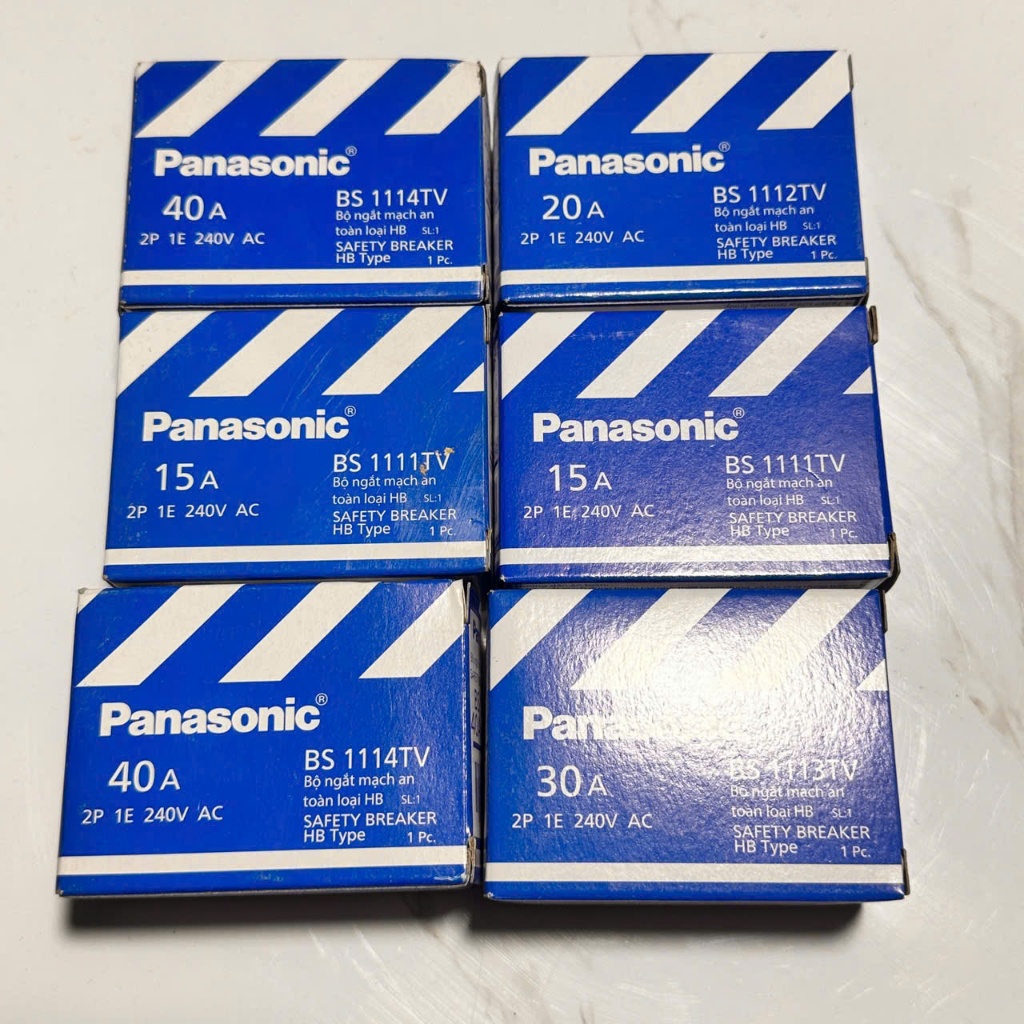 Át tô mát Panasonic 40A-30A-20A-15A - Cầu dao tự động Panasonic - CB panasonic
