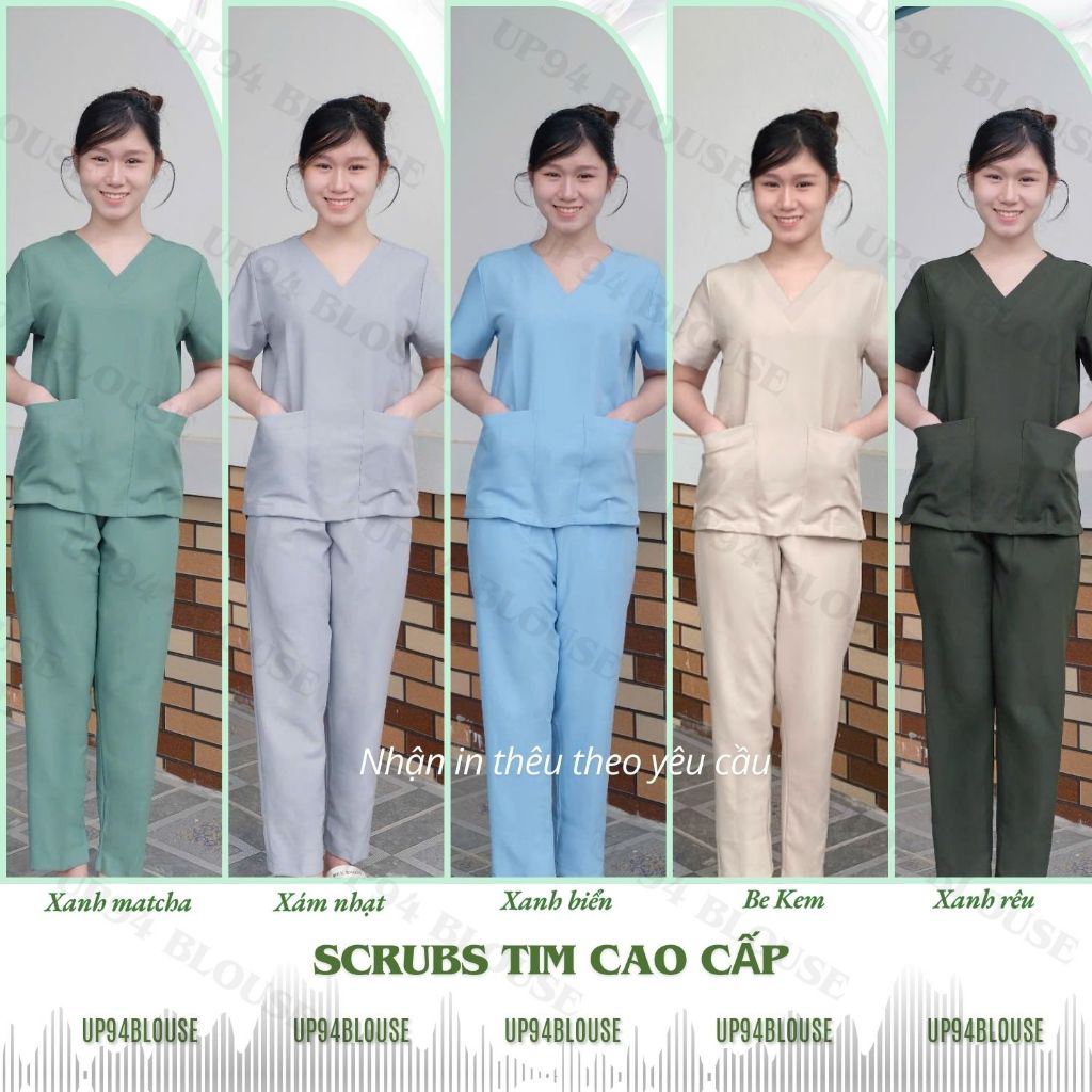 [Màu mới] Bộ spa, bộ bác sĩ cao cấp dành cho cả nam và nữ