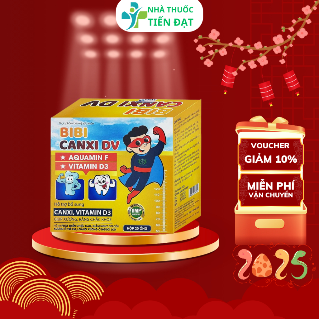Siro Bibi Canxi DV – Hỗ Trợ Phát Triển Chiều Cao, Xương Chắc Khỏe