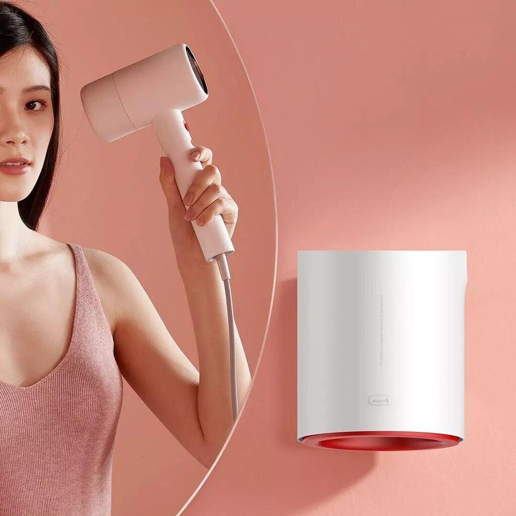 Máy sấy tóc kèm sấy tay tự động, thông minh iOn âm XIA0 MI Deerma DEM-GS100