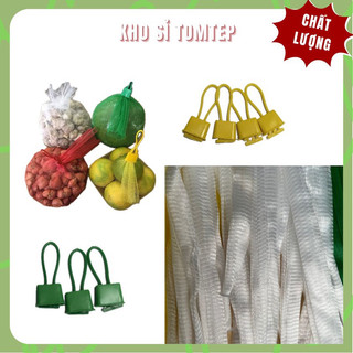  Túi lưới màu TRẮNG đủ size từ 20cm đến 60cm đựng trái cây hành tỏi ... 