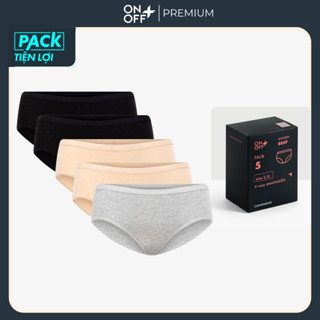 Hộp quần lót nữ cotton ONOFF dáng brief mềm mại thoáng khí - 16UQ24A300-16UQ24A322