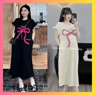 Đầm Suông, Váy Bầu Mùa Hè Thiết Kế Dáng Dài Babydoll Chất Vải Mát Mẫu Mới Thời Trang