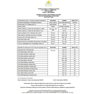 Bơ Shea Tinh Chế (Pháp hoặc Đức) - Khối lượng 25g 50g 100g