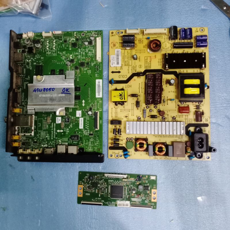 bo mạch tivi Toshiba 43U7650,bo xử lý, khiển, nguồn, main chính, chủ, tcon