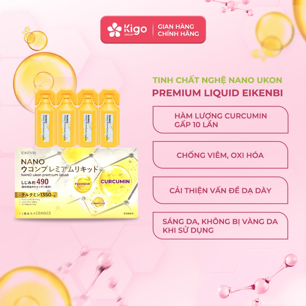 Tinh chất nghệ Nano Ukon Premium Liquid Eikenbi tăng cường miễn dịch
