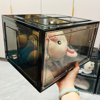 Hộp đựng giày nhựa cứng cao cấp size lớn, Hộp để giày dép nam châm ráp tiện lợi