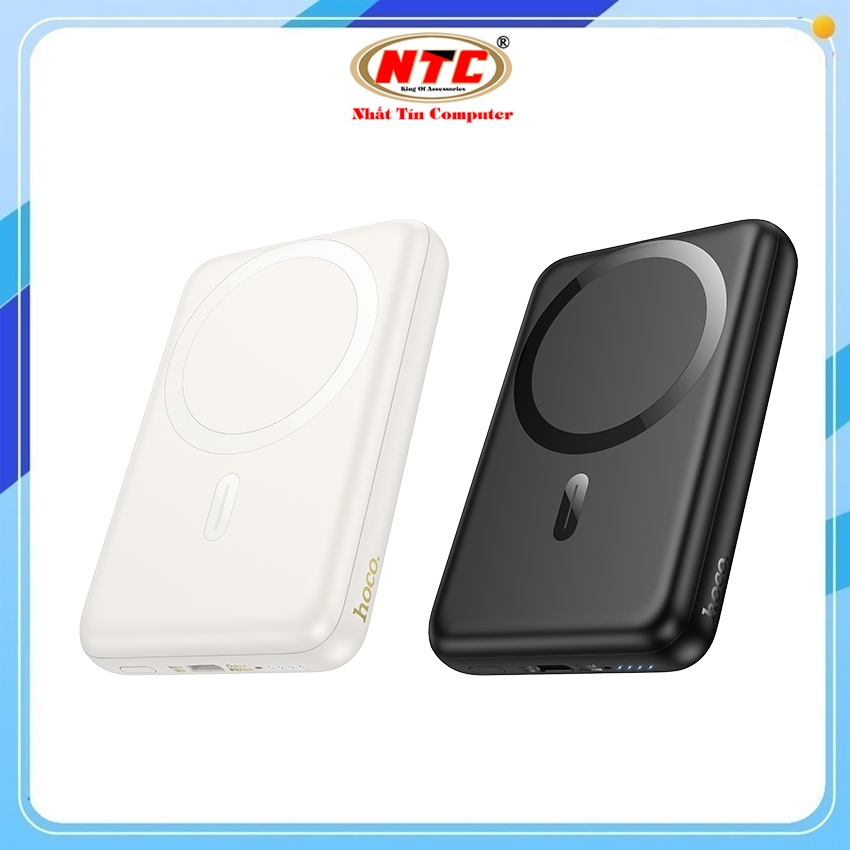 Cục tích điện không dây Hoco J141 10000mAh Wireless Charge 15W, TypeC PD 20W - Nhất Tín Computer