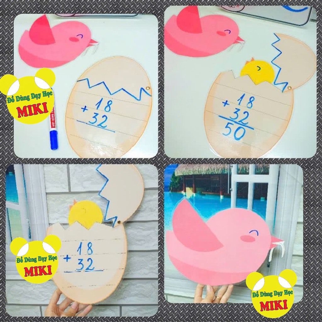 Trứng chim non mới nở handmade