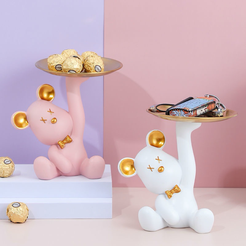 Khay gấu để bánh kẹo, đồ khô, chìa khoá,...