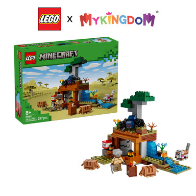 Đồ Chơi Lắp Ráp Chuyến Thám Hiểm Mỏ Nhím Biển LEGO MINECRAFT 21269 (247 chi tiết)