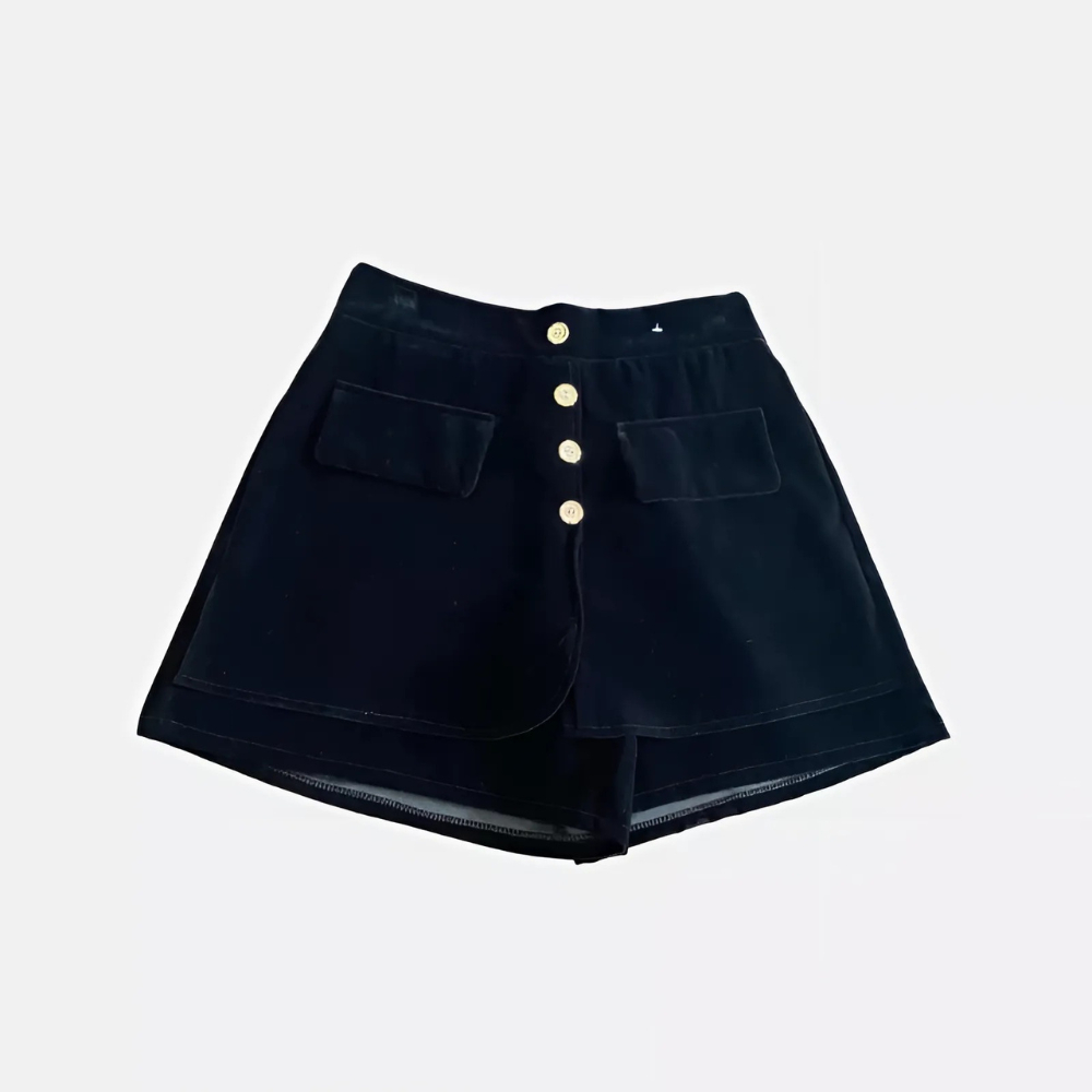 Quần Short Váy Nhung Mịn Choice FA1-0643-20 Dáng Mới Chun Sau Siêu Tôn Dáng