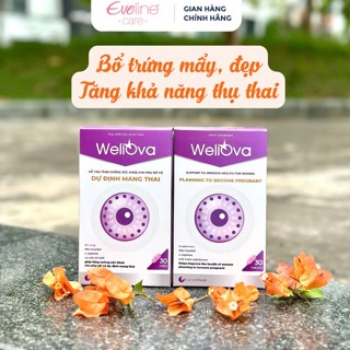 Viên Uống WellOva Cải Thiện Chất Lượng Trứng, Tăng Khả Năng Thụ Thai Cho Phụ Nữ Chu Kỳ Kinh Đều