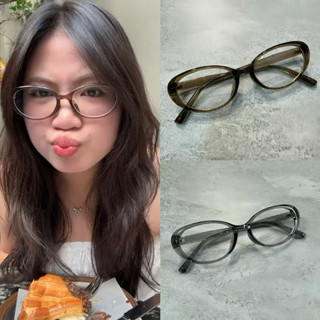 Kính Xoài Phạm Gọng kính mắt mèo oval TYSON gọng kính kính mắt thời trang nữ lắp cận tặng hộp khăn 27075