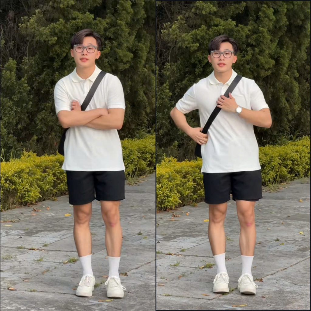 (Combo 2 Quần Short) Kaki Dù PN Store1993 dáng Trên Gối Bản Nâng Cấp đường May Menswear Nam Kem Nhung QS03 | BigBuy360 - bigbuy360.vn