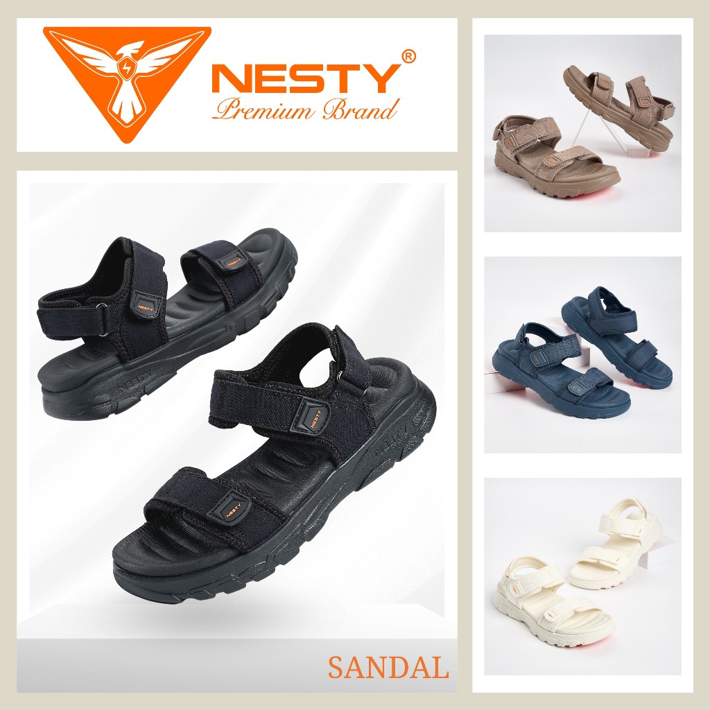 [Outlet S4](XẢ KHO) [SD22] Dép Sandal Quai Dù Unisex Nhãn Hiệu NESTY