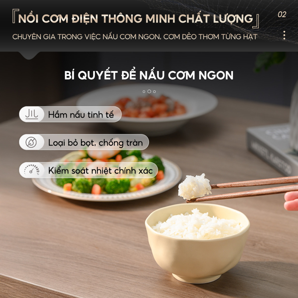 [HỎA TỐC HCM] Nồi cơm điện tử AQUA RBC401R 1.5L 3~6 người dùng + Cảm ứng - BH 6 THÁNG | BigBuy360 - bigbuy360.vn