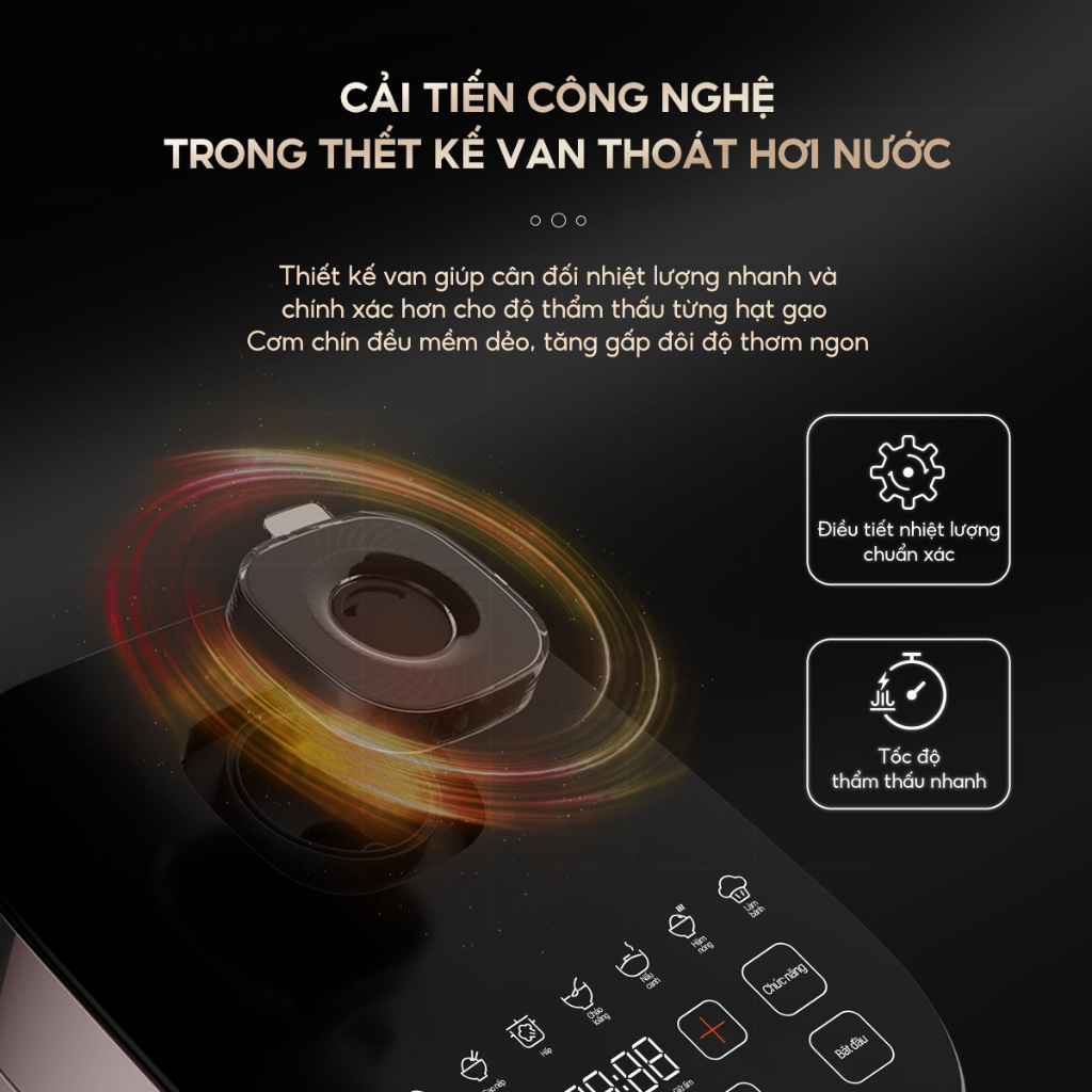 [HỎA TỐC HCM] Nồi cơm điện tử AQUA RBC401R 1.5L 3~6 người dùng + Cảm ứng - BH 6 THÁNG | BigBuy360 - bigbuy360.vn