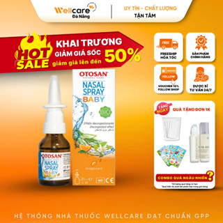 [✨TẶNG LĂN MUỖI 70K] Otosan Nasal Spray Baby – Chai 20ml xịt mũi giảm viêm mũi, xoang, thông thoáng đường hô hấp