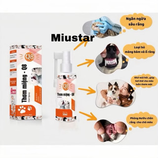  Hộp xịt thơm miệng Q8 cho chó mèo 