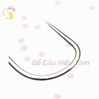 Lưỡi Câu Cá Ryuki Sode Không Ngạnh Thép Trắng Thân Dài Dáng Vuông Nhẹ Cứng ( vỉ 20c)