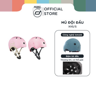Mũ đội đầu cho bé Scoot and Ride (Rose) - Nón bảo vệ trẻ khi chơi thể thao, đạp xe