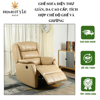 Ghế Sofa Đơn Làm Nail, Làm Mi, Spa Cao Cấp M128, Chất Liệu Da PU, Ngả 180 Độ, Tiện Lợi Êm Ái