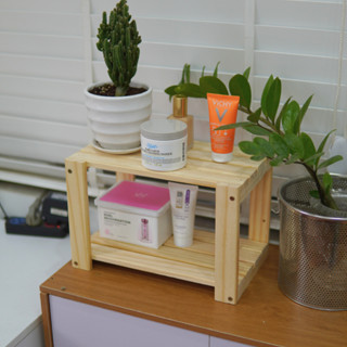 Kệ gỗ thông đa năng 2 tầng,chất liệu gỗ thông nhập khẩu, trang trí decor, kệ để sách, kệ để cây, kệ để bàn trang điểm