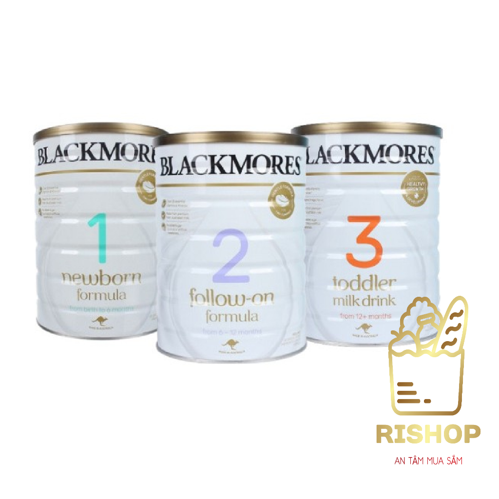 Sữa Blackmore Úc số 1-2-3 lon 900gr