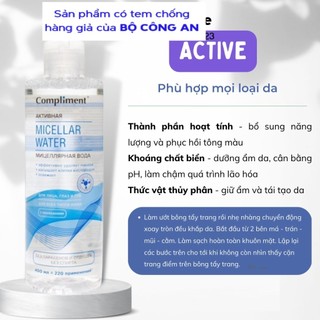 Nước tẩy trang Compliment 400ml