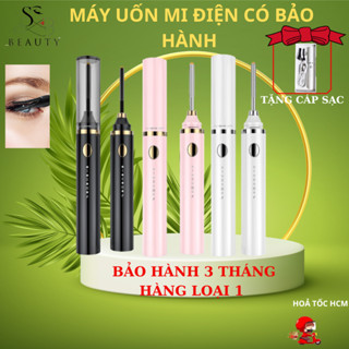 Máy uốn mi điện làm cong mi tự nhiên sạc điện USB Máy uốn mi làm nóng Có thể sạc lại Kẹp lông mi điện cho lông minh 