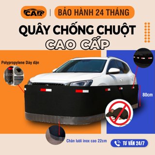 Quây Chống Chuột Ô Tô Cao Cấp CAR ZONE Cho Xe 4-7 Chỗ, Chân Inox 304 Cứng Cáp, Chắc Chắn | Lưới Chống Chuột Ô Tô