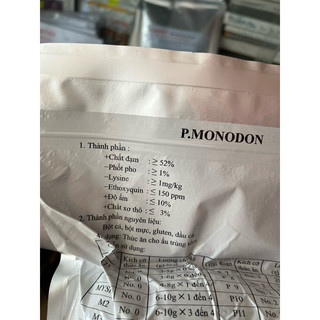 thức ăn tôm cho trại vèo gói 1kg