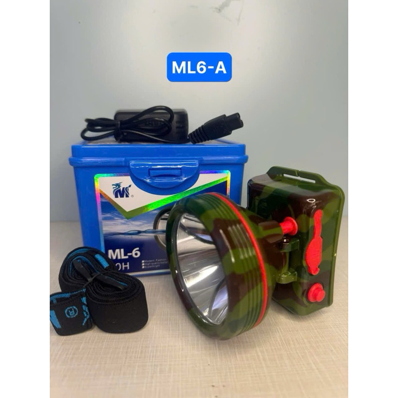 ĐÈN PIN ĐỘI ĐẦU SIÊU SÁNG ML6 ĐỘ BỀN CAO