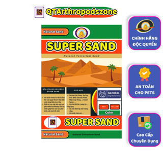 Super Sand Cát Sa Mạc Chính Hãng QTArthropodszone Cao Cấp Chuyên Dụng Dành Riêng Cho Côn Trùng Và Bò Sát