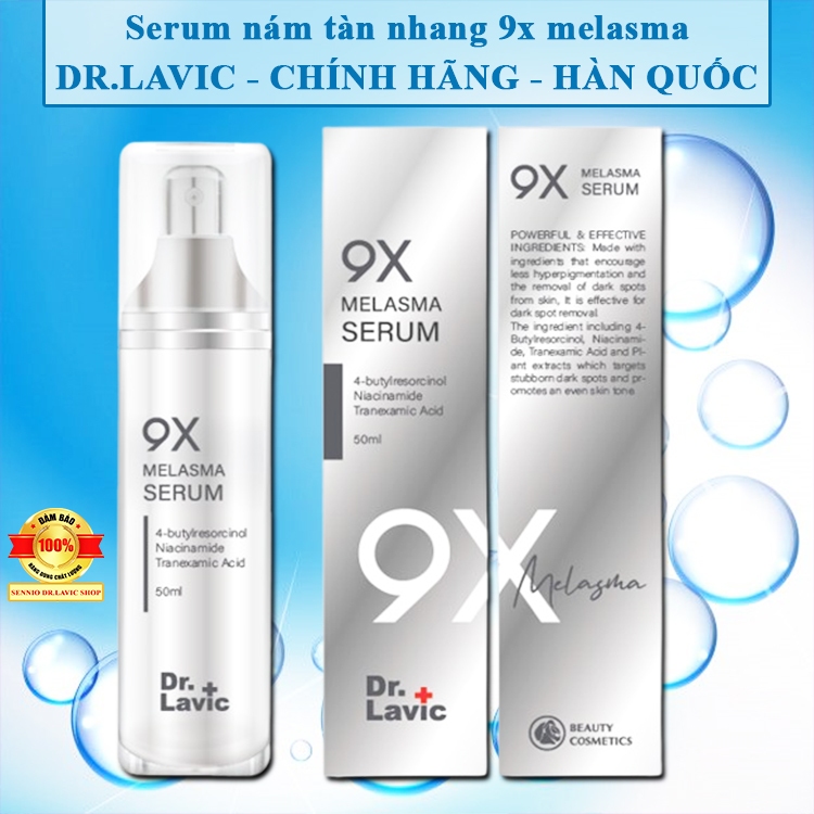 Tinh chất 9x melasma dr.lavic chính hãng serum xóa nám đa bào drlavic kem nám dr+lavic cream dr lavi