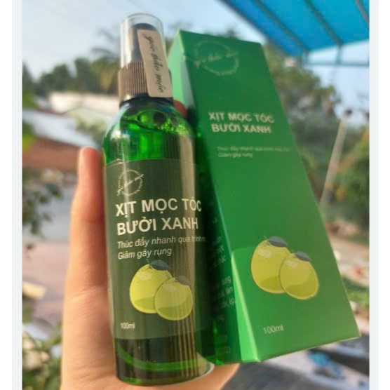 Tinh dầu Bưởi Xanh ngăn rụng tóc và kích thích mọc tóc - Xịt bưởi, xịt mọc tóc bưởi xanh