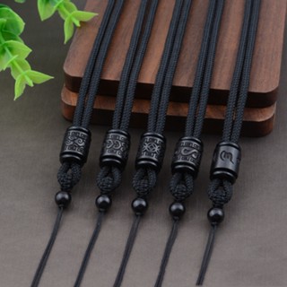 Dây chuyền vải dù cao cấp đeo mặt Phật, mặt đá có thể rút ngắn độ dày 3.2ly - T0515