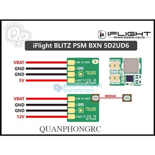 Ubec iFlight Mirco 2-8S ra 5V12V