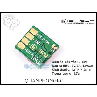 Ubec iFlight Mirco 2-8S ra 5V12V