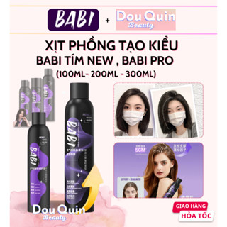 [SẴN new 2025] Xịt Tạo Kiểu BABI Giữ Nếp Tóc Mềm Mại Giữ Độ Phồng Bồng Bềnh Tự Nhiên TOC01